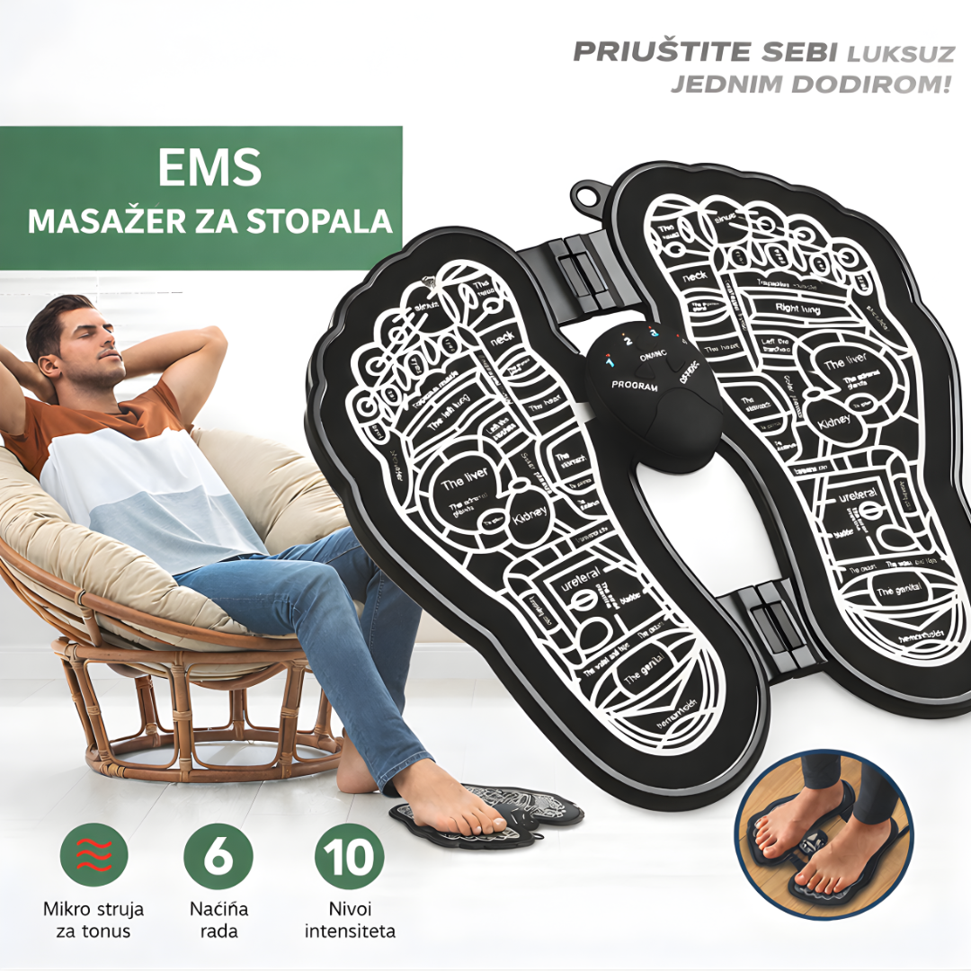 EMS MASAŽER ZA STOPALA