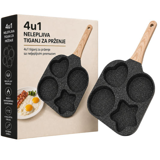 Premium Non-Stick 4u1 Tiganj