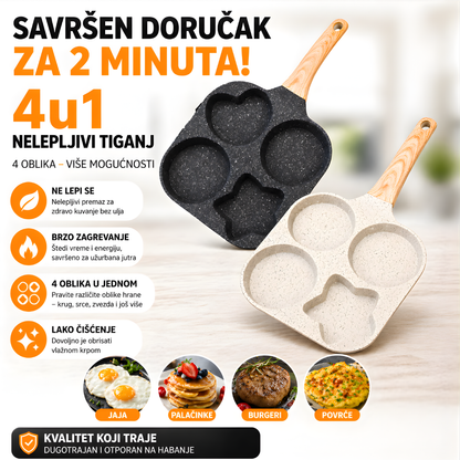 Premium Non-Stick 4u1 Tiganj