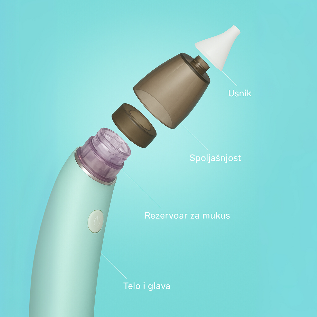 Električni Vakum Čistač za Higijenu Mališana