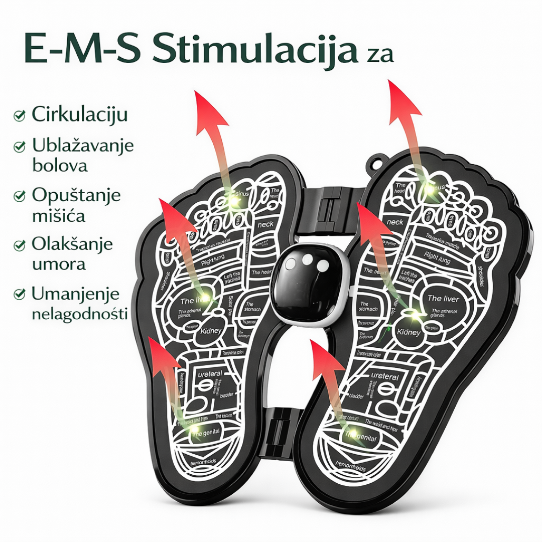 EMS MASAŽER ZA STOPALA